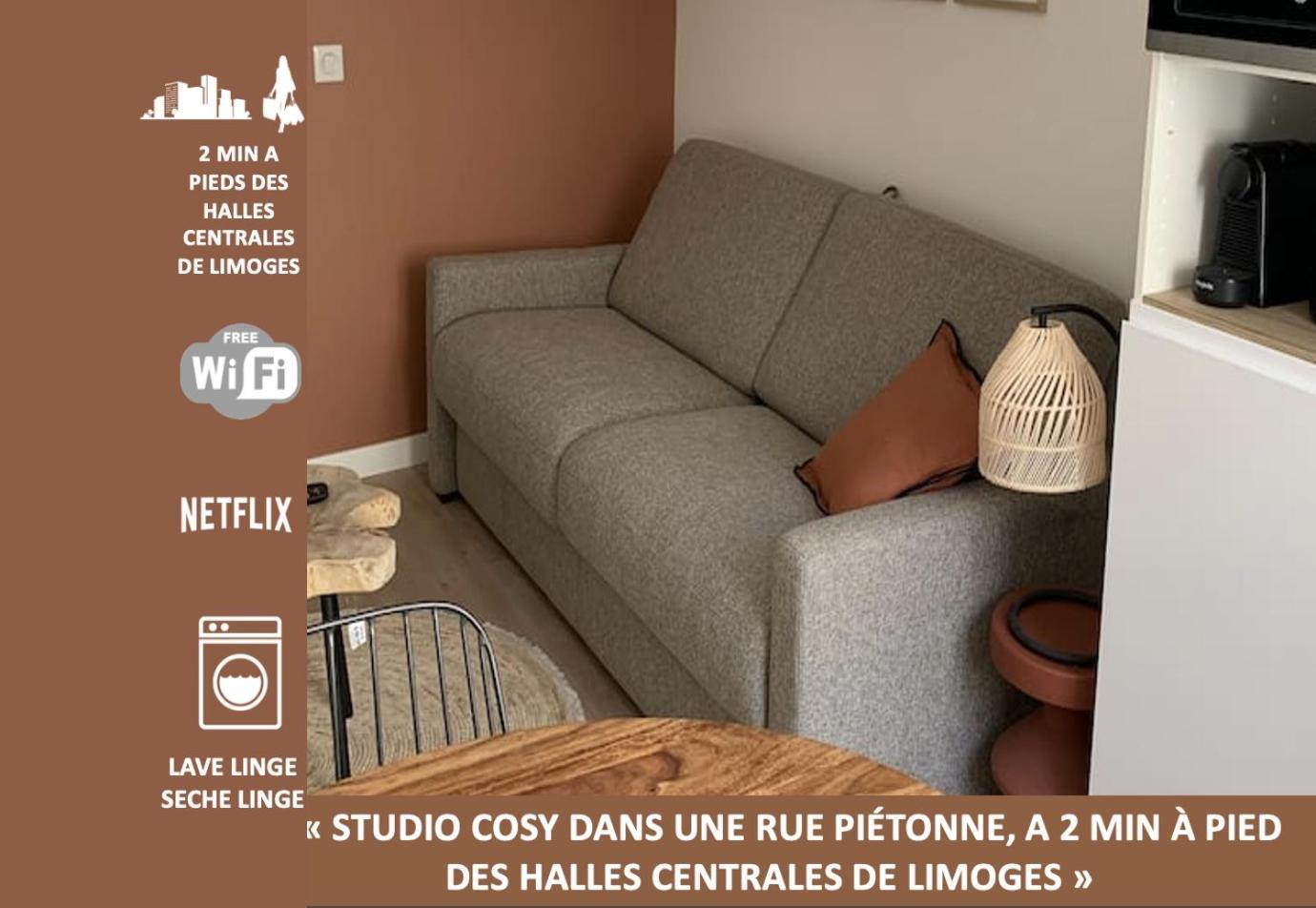 Magnifique Studio - En Hypercentre Et Rue Pietonne - 1Er Adrien Du Bouche Limoges Dış mekan fotoğraf